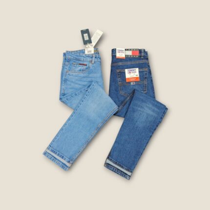 Tommy Hilfiger Authentic Cotton Denim Jeans for Men – Export Quality