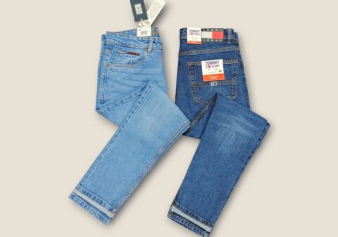 Tommy Hilfiger Authentic Cotton Denim Jeans for Men – Export Quality