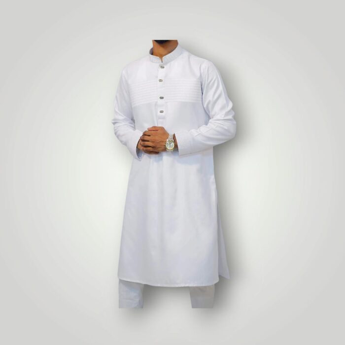 Premium Soft Cotton Embroidered Panjabi